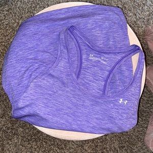 Under armor purple tank top loose size medium!
